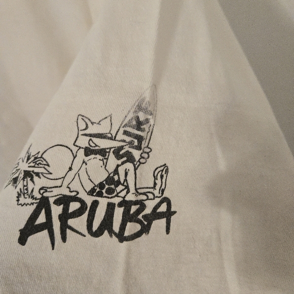 Vintage TEDDIES Are Better Than Men because T Shirt Womens XL Fox Tees Aruba - Picture 5 of 8